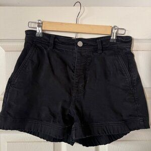 Everlane Twill Utility Black Shorts